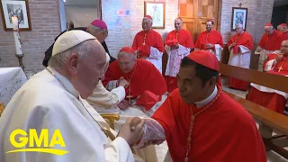 Pope Francis names 20 new cardinals to Catholic Church | GMA