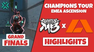 GRAND FINAL!! Gentle Mates vs APEKS - HIGHLIGHTS | VALORANT Champions EMEA: Ascension