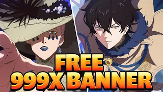 THE *BEST* FREE 999X BANNER IS RETURNING! WHO TO PICK & WHY!  | Black Clover Mobile