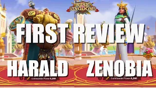 Harald and Zenobia First Review - Harald probably the next meta changer - Rise of Kingdoms