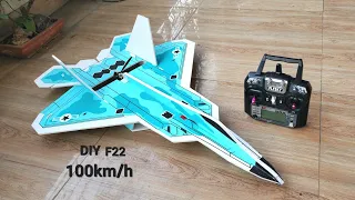 Detailed instructions for assembling remote control F22 Aircraft - RC toys