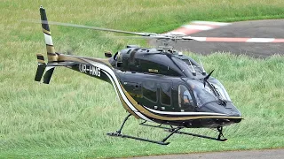 Luxurious Bell 429 Global Ranger landing & take off | helicopter