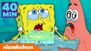 سبونج بوب | أكثر لحظات سبونج بوب الحزينة | حلقة لمدة 40 دقيقة | Nickelodeon Arabia