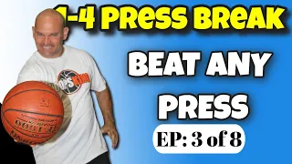 How to Run a Fast & Effective 1-4 Press Break to Quickly Beat Any Press Defense