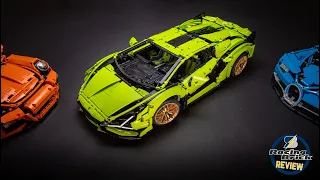 LEGO Technic 42115 Lamborghini Sián detailed building review