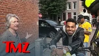 Chris Brown -- Can't Contain Himself as a Local Woman Rats Him Out | TMZ