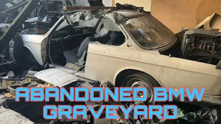 We Explored Incredible Decaying Rare Vehicles in this Forgotten Car Graveyard! BMW, Porsche, VW