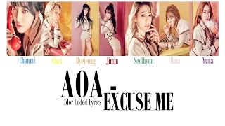 AOA - Excuse Me [Colour Coded LYRICS]