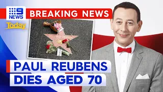 Pee-wee Herman actor Paul Reubens dies aged 70 | 9 News Australia