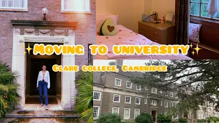 Moving to University Vlog 2020 + Room Tour | Clare College, Cambridge 💛👩‍🎓