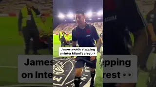 James Rodriguez avoids stepping on Inter Miami's crest