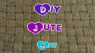 Diy Jute Mat / Useful decorating  ideas for your home