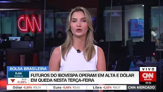 CNN MERCADO: Ibovespa futuro opera em alta à espera de detalhes sobre arcabouço fiscal | 14/03/2023