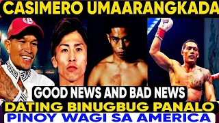 GOOD NEWS ! Casimero UMAARANGKADA bad news kay Gaballo PINOY NAMBUGBUG SA AMERCIA RUENROENG PANALO