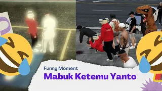 Disandra - Funny Moment Mabuk Bertemu Yanto Baju Merah - Hopefully GTA V Roleplay