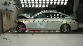 Hyundai Genesis (2015-2016) Crash Tests (Side-Pole, Front, Side, Rear-End)