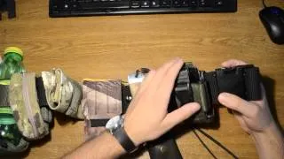 тактический ремень вместо рюкзака  tactical belt