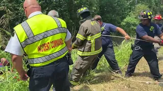 Firefighters Rescue Woman in Bluff Park