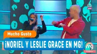 ¡Noriel y Leslie Grace cantan 'Duro y suave'! - Mucho gusto 2018