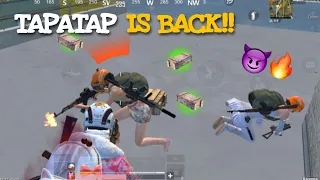 TAPATAP IS BACK!! 😈🔥| NEW 6 FINGER CLAW MONTAGE | NON-GYRO 😤 | BGMI LITE PUBG MOBILE LITE