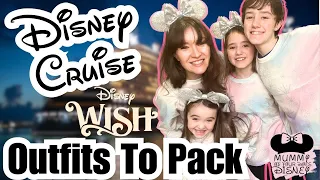 🧳 What I'm Packing To Wear On Board Disney Cruise Line's The Wish 🚢