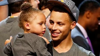 Creepy Fan Tries to Give Riley Curry a Cigar During Championship Celebration