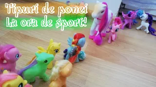 Tipuri de ponei la ora de sport! 🏀⚽🥎🏐⚾🏈🥇🏓🎾🏅🏆🎖️