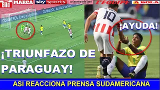 🔥 ASI REACCIONA PRENSA SUDAMERICANA a TRIUNFAZO de PARAGUAY vs BRASIL PREOLIMPICO 2024