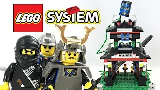 LEGO Ninja Samurai Stronghold review! 1998 set 6083!