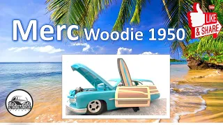 Merc Woodie 1950 (unboxing hotwheels 1/18 diecast model car)