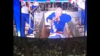 Dancing Larry, (NY Rangers vs  Penguins, Game 6, 5/11/14, MSG)