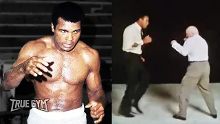 Как побить Мухаммеда Али / Кас Д'Амато и Али легкий спарринг / Это видео вошло в историю бокса