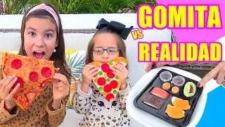 Comida de GOMITA VS REAL | TV Ana Emilia