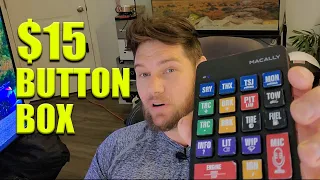 $15 Sim Racing Button Box! DIY