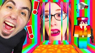 SALVIAMO ANNA DALLA PRIGIONE ARCOBALENO SU MINECRAFT!!