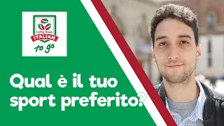 Easy Italian: learn to talk about sport in Italian