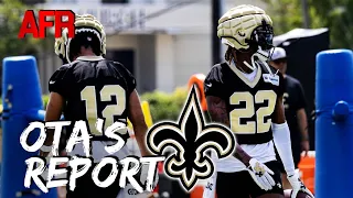 Saints OTA Report: Chris Olave Injured, Derek Carr Year 2, Rookie Standouts