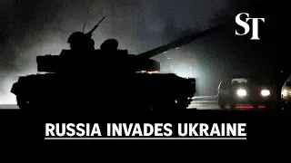 Russian forces invade Ukraine striking major cities