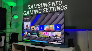 Samsung NEO QN85A Xbox SX Gaming settings and Dolby Atmos setup