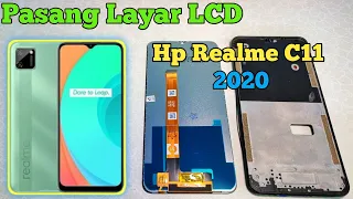 cara memasang LCD realme C11