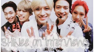 [ENG SUB] When SHINee can't avoid being themselves on interviews