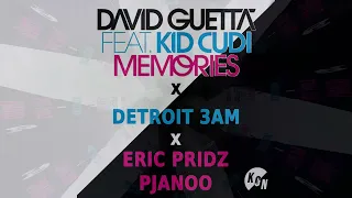 Memories x GUETTA & MORTEN - Detroit 3 AM x ERIC PRYDZ - Pjanoo KGN (Mashup Re-Edit)
