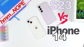 Samsung Galaxy S23 vs iPhone 14 | The Shocking Truth!