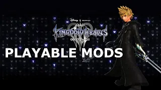 (PC) Roxas Playable Character Mod Showcase - Kingdom Hearts 3 (10K Heartless, Nobodies, Unverseds)