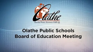 September 2020 Olathe Public Schools Board of Education Meeting
