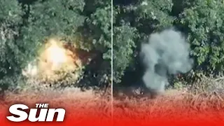 Ukrainian forces destroy Russian anti-aircraft system with kamikaze drone