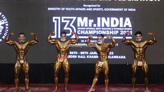 70KG MR.INDIA 2021 Bodybuilding Competition