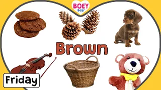 Preschool Learning videos, Friday Circle Time, Educational videos for 4 year old online, Boey Bear