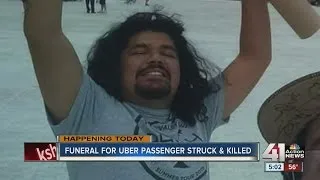 Uber passenger killed by drunk driver being laid to rest