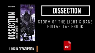 Dissection-Storm of the Light's Bane Guitar Tab eBook